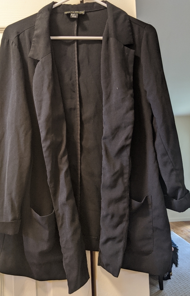 Black blazer size 2X